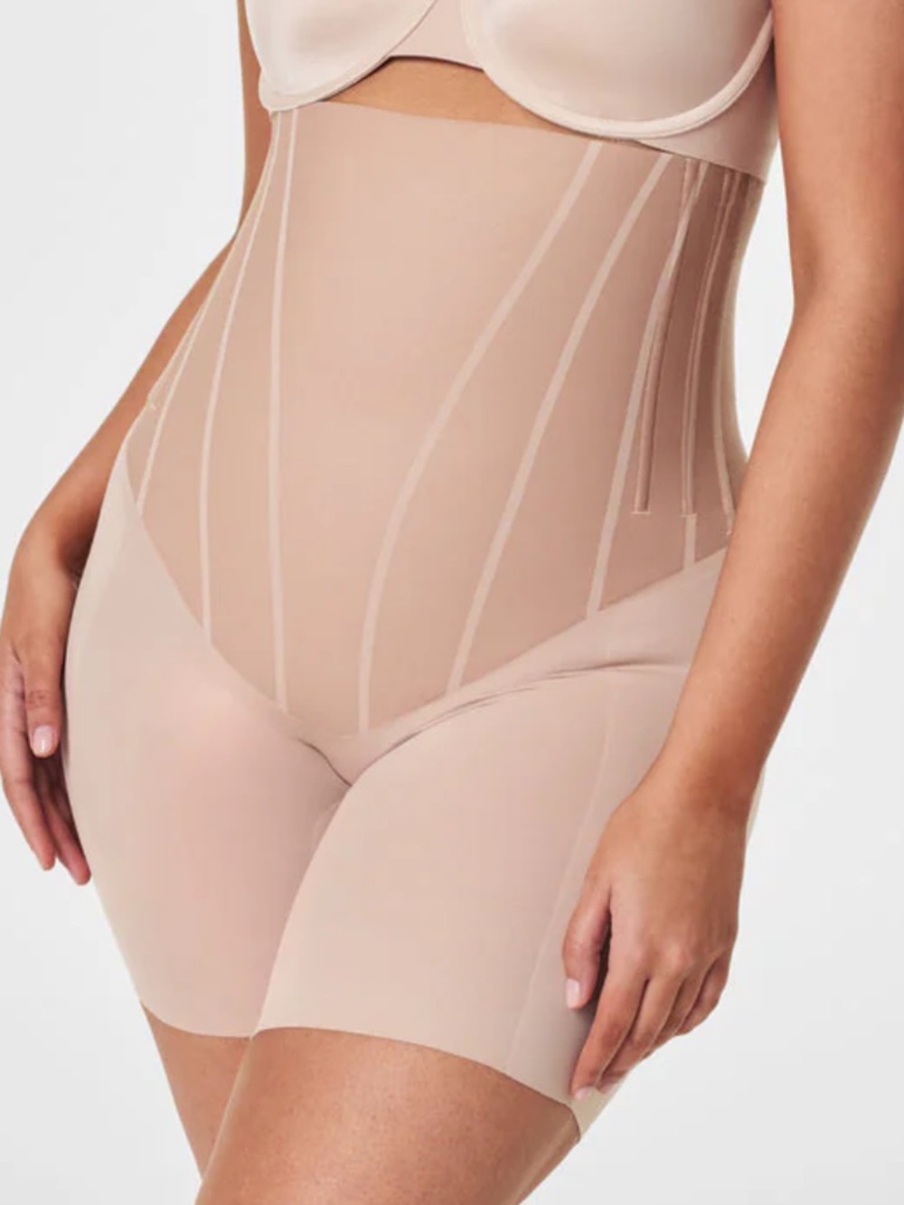 SPANX Strapless High-Waist Sculpting Bodysuit - Nude Blush